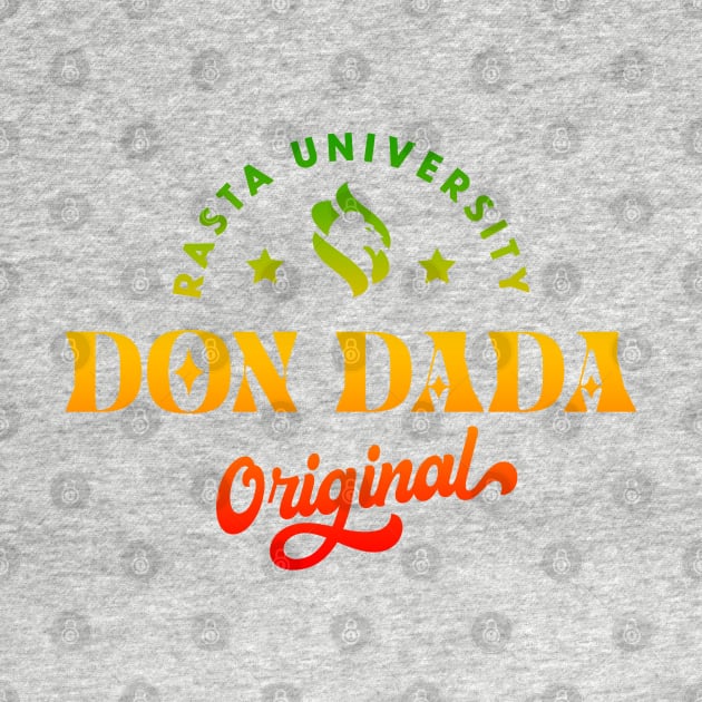 Rasta University Don Dada Original Rasta Colors Reggae by rastauniversity